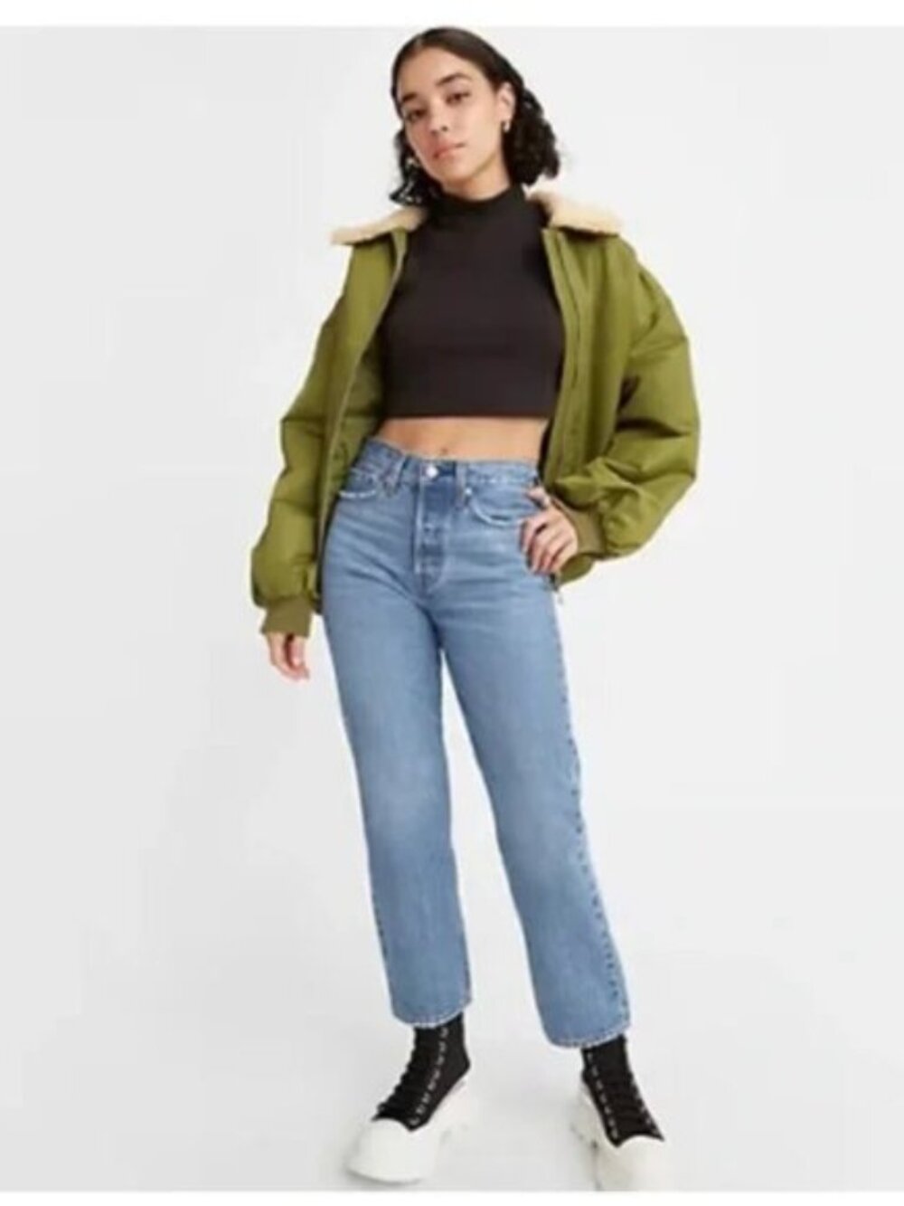 Levi’s Wedgie Button Fly Jeans